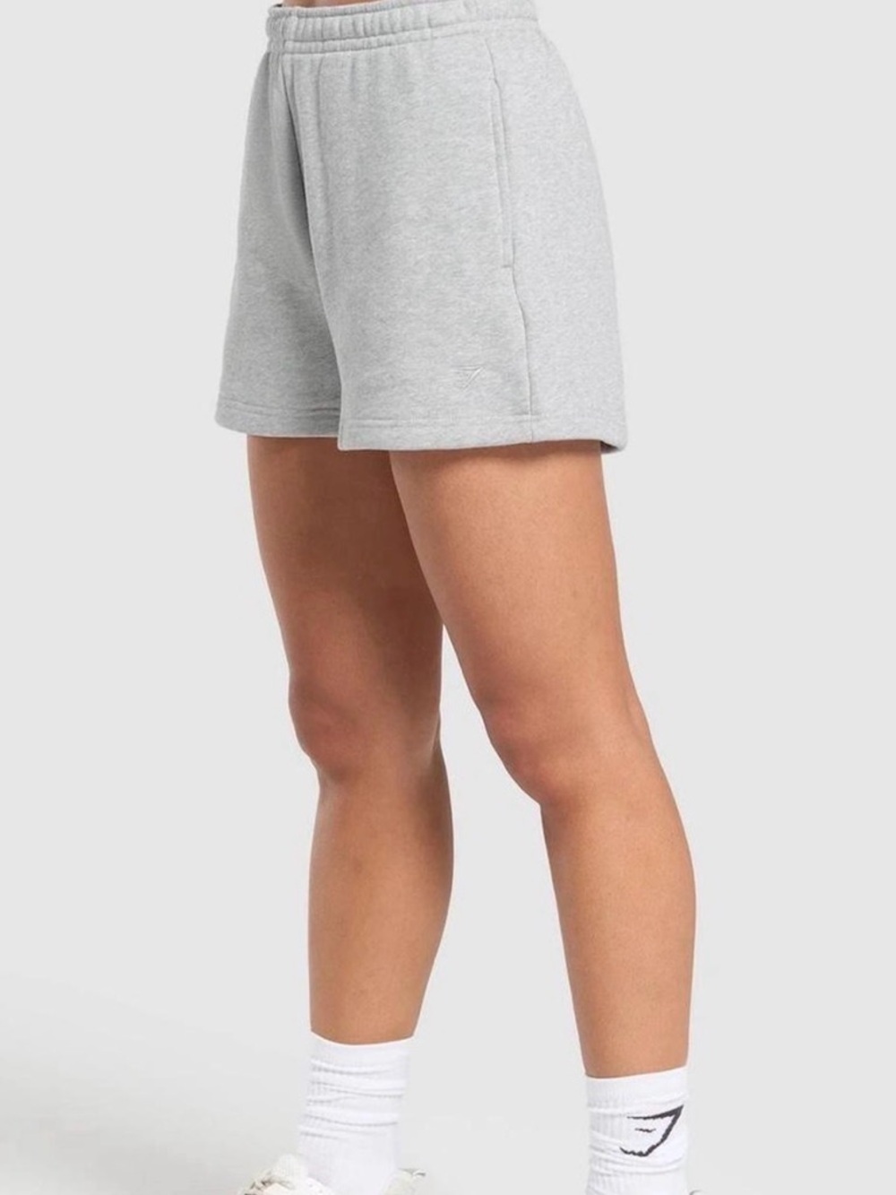 Gymshark Light Gray Athletic Shorts